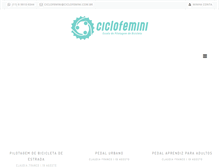 Tablet Screenshot of ciclofemini.com.br